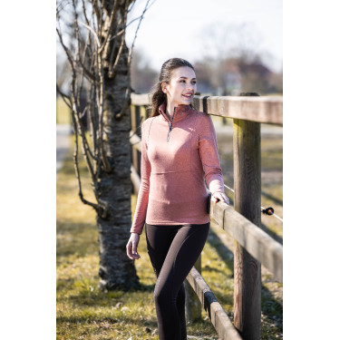 Functioneel T-shirt Supersoft II HKM Koper Bruin Functioneel T-shirt Supersoft II HKM Koper Bruin