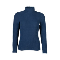 T-shirt manches longues col roulé Eva HKM Bleu foncé