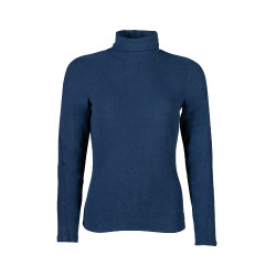 T-shirt manches longues col roulé Eva HKM Bleu foncé