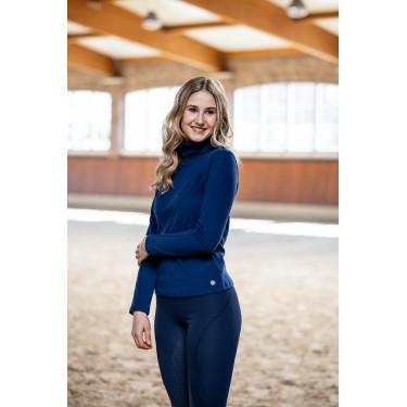 HKM Eva coltrui met lange mouwen T-shirt Donkerblauw