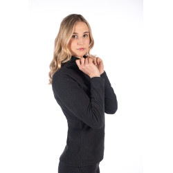 T-shirt manches longues col roulé Eva HKM Noir