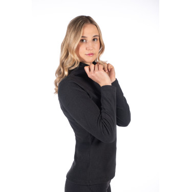 T-shirt manches longues col roulé Eva HKM Noir