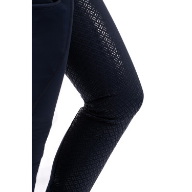Legging Rio fond 1/1 en silicone HKM Bleu foncé Legging Rio fond 1/1 en silicone HKM Bleu foncé