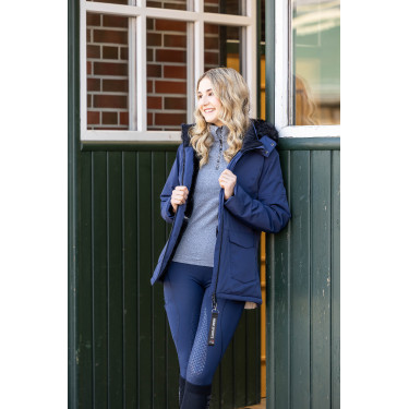 Legging Rio fond 1/1 en silicone HKM Bleu foncé Legging Rio fond 1/1 en silicone HKM Bleu foncé