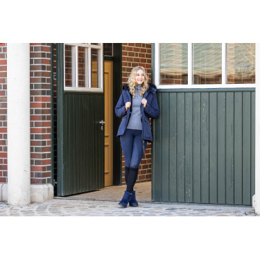 Legging Rio fond 1/1 en silicone HKM Bleu foncé Legging Rio fond 1/1 en silicone HKM Bleu foncé