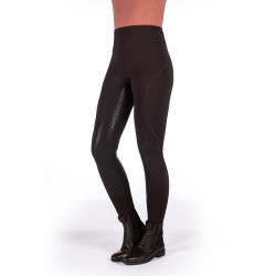 Legging Rio fond 1/1 en silicone HKM Marron foncé Legging Rio fond 1/1 en silicone HKM Marron foncé