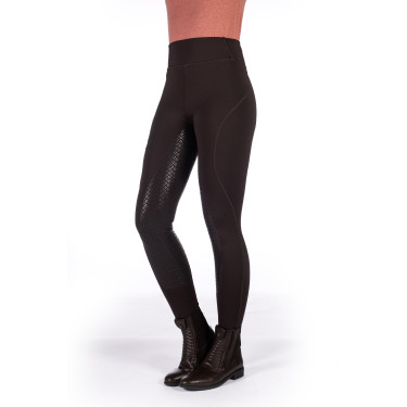 Legging Rio fond 1/1 en silicone HKM Marron foncé Legging Rio fond 1/1 en silicone HKM Marron foncé