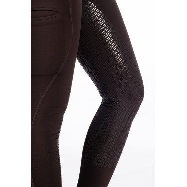 Legging Rio fond 1/1 en silicone HKM Marron foncé Legging Rio fond 1/1 en silicone HKM Marron foncé