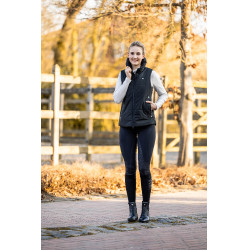 Legging Rio fond 1/1 en silicone HKM Noir