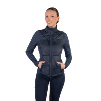 Veste bi-matières Prag II Style HKM Bleu foncé Veste bi-matières Prag II Style HKM Bleu foncé