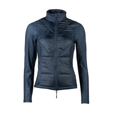 Veste bi-matières Prag II Style HKM Bleu foncé