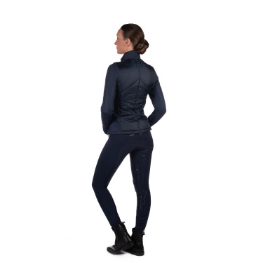 Veste bi-matières Prag II Style HKM Bleu foncé