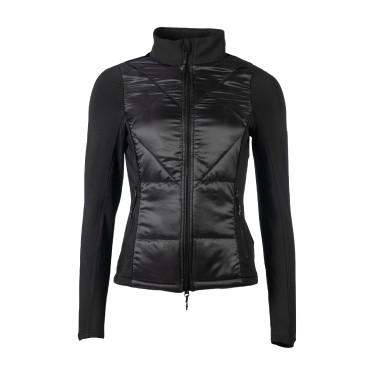 Veste bi-matières Prag II Style HKM Noir