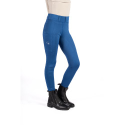 Legging Lana II Style fond 1/1 en silicone HKM Bleu Legging Lana II Style fond 1/1 en silicone HKM Bleu