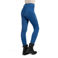 Legging Lana II stijl full seat 1/1 in siliconen HKM Blauw
