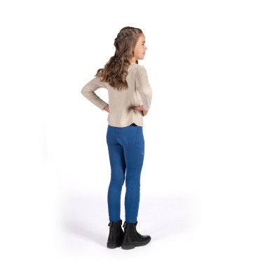 Legging Lana II stijl full seat 1/1 in siliconen HKM Blauw