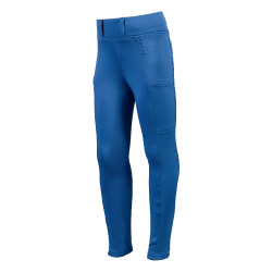 Legging Lana II stijl full seat 1/1 in siliconen HKM Blauw