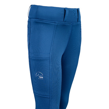 Legging Lana II stijl full seat 1/1 in siliconen HKM Blauw