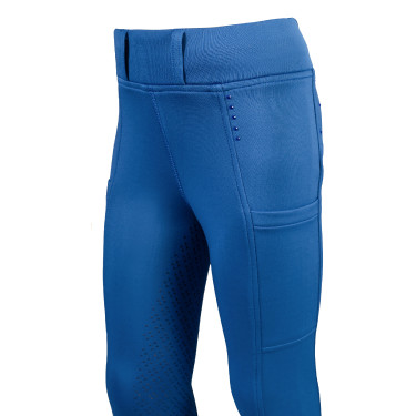 Legging Lana II stijl full seat 1/1 in siliconen HKM Blauw