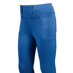 Legging Lana II Style fond 1/1 en silicone HKM Bleu Legging Lana II Style fond 1/1 en silicone HKM Bleu