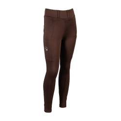 Legging Lana II Style fond 1/1 en silicone HKM Marron foncé