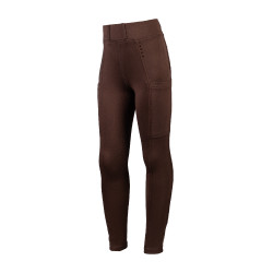 Legging Lana II Style fond 1/1 en silicone HKM Marron foncé