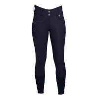 Pantalon Arezzo met siliconen kniestukken Lauria Garrelli Donkerblauw Pantalon Arezzo met siliconen kniestukken Lauria Garrelli Donkerblauw