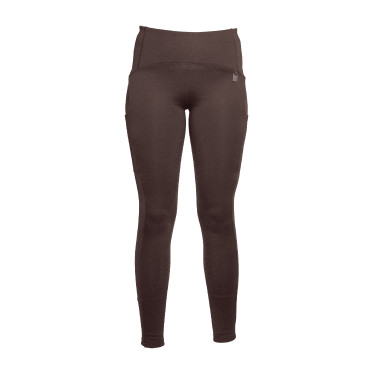 Legging Arezzo fond 1/1 en silicone Lauria Garrelli Marron foncé