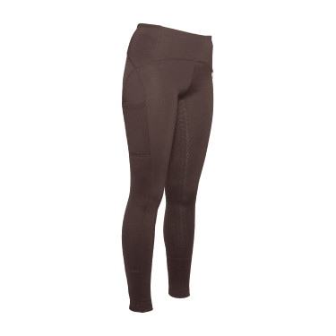 Legging Arezzo fond 1/1 en silicone Lauria Garrelli Marron foncé