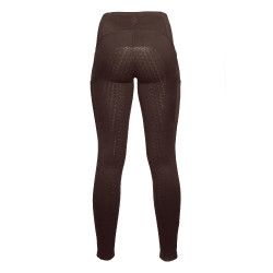 Legging Arezzo fond 1/1 en silicone Lauria Garrelli Marron foncé