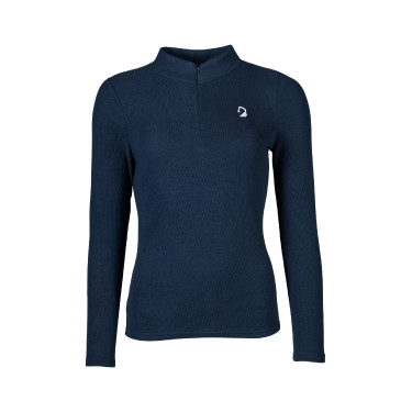 Polo met lange mouwen Arezzo Soft Lauria Garrelli Donkerblauw