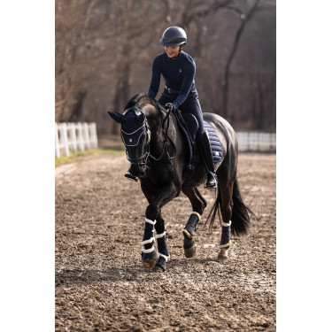 Polo met lange mouwen Arezzo Soft Lauria Garrelli Donkerblauw