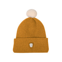 Bonnet tricoté Arezzo Lauria Garrelli Moutarde Jaune Bonnet tricoté Arezzo Lauria Garrelli Moutarde Jaune
