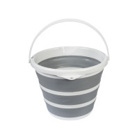 Seau à clapet HKM Noir / gris Seau à clapet HKM Noir / gris