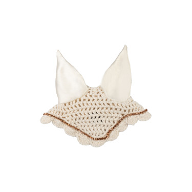 Bonnet anti-mouches Hobby Horsing Premium HKM Beige Bonnet anti-mouches Hobby Horsing Premium HKM Beige
