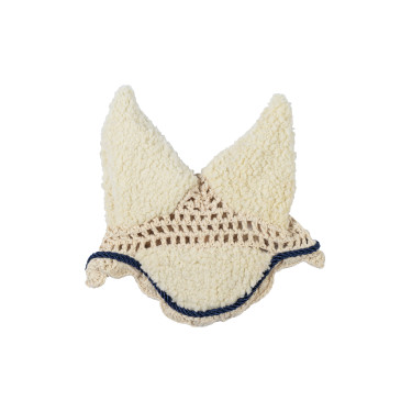 Bonnet anti-mouches Hobby Horsing Teddy HKM Beige Bonnet anti-mouches Hobby Horsing Teddy HKM Beige