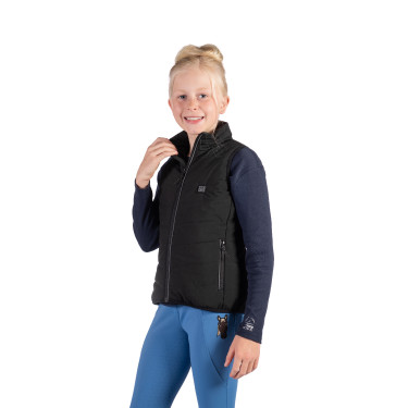 Gilet chauffant pour enfants Cuddle Style HKM Noir Gilet chauffant pour enfants Cuddle Style HKM Noir