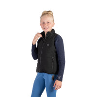 Verwarmd kinderbodywarmer Cuddle Style HKM Zwart