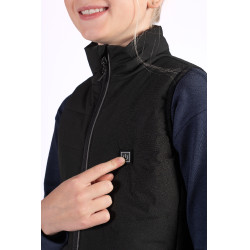 Verwarmd kinderbodywarmer Cuddle Style HKM Zwart