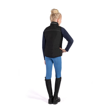 Verwarmd kinderbodywarmer Cuddle Style HKM Zwart