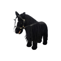 Pluche Cuddle Horse HKM Zwart