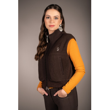 Bodywarmer Arezzo Teddy Lauria Garrelli Donkerbruin