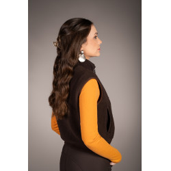 Gilet Arezzo Teddy Lauria Garrelli Marron foncé