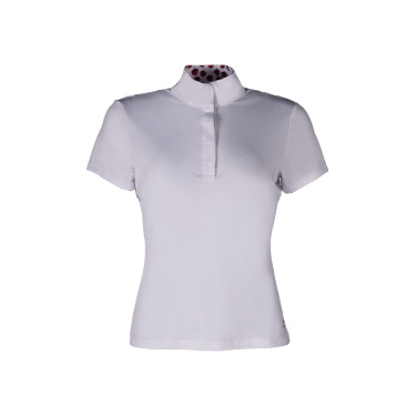 Polo de concours Hunter manches courtes HKM Blanc