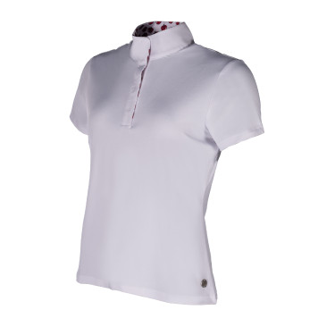 Polo de concours Hunter manches courtes HKM Blanc