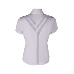 Polo de concours Hunter manches courtes HKM Blanc
