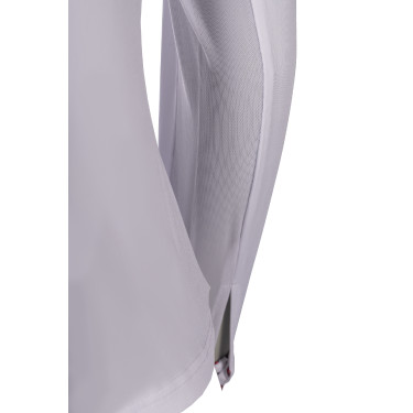 Polo de concours Hunter manches longues HKM Blanc Polo de concours Hunter manches longues HKM Blanc