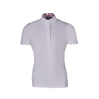 Wedstrijdpolo Hunter Kids korte mouwen HKM Wit