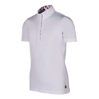 Wedstrijdpolo Hunter Kids korte mouwen HKM Wit Wedstrijdpolo Hunter Kids korte mouwen HKM Wit