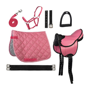 Selle pour Shetland set Lucy HKM Rose
